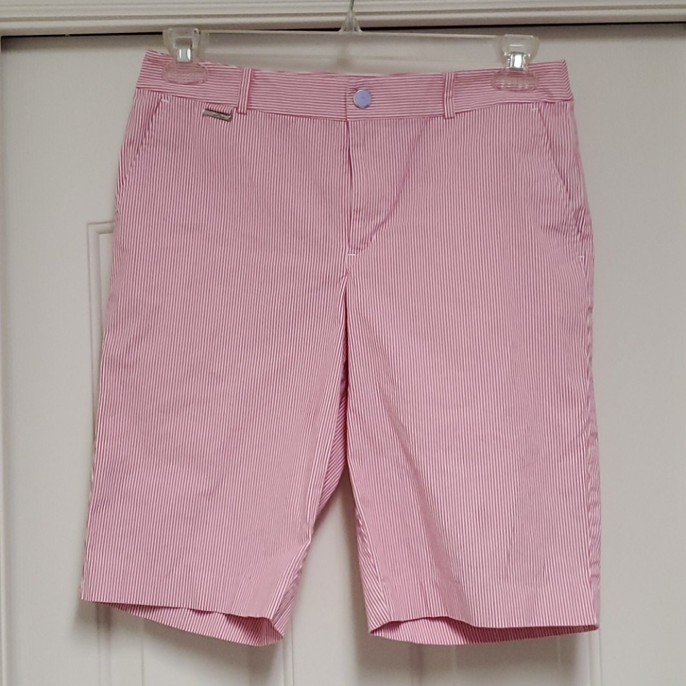 Women’s Pink Striped Shorts